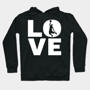 Love Basketball Gift For Basketball Players & Basketballers Hoodie